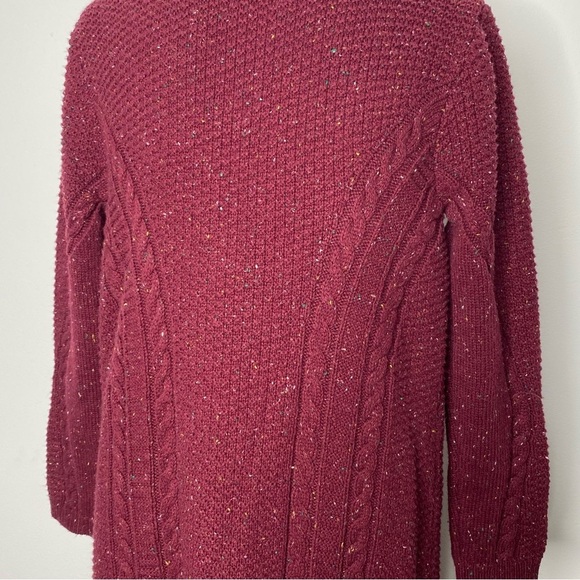 Style & Co Burgundy Duster Cardigan - Picture 7 of 14